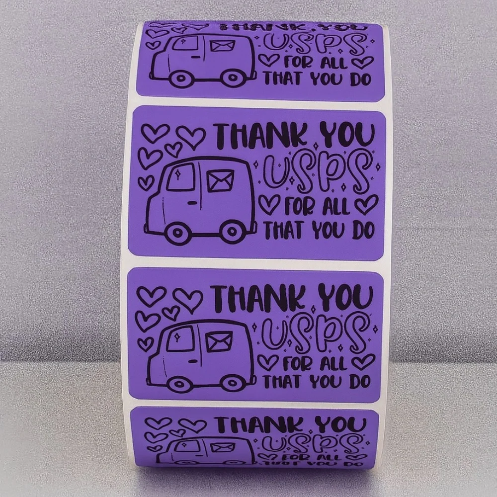 Thank You USPS Stickers – Mail Carrier Appreciation Labels for Packages 2